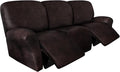 ANARACHON Leather Look Recliner Couch Cover 8-Piece Recliner Sofa Slipcovers 3 by ANARACHON