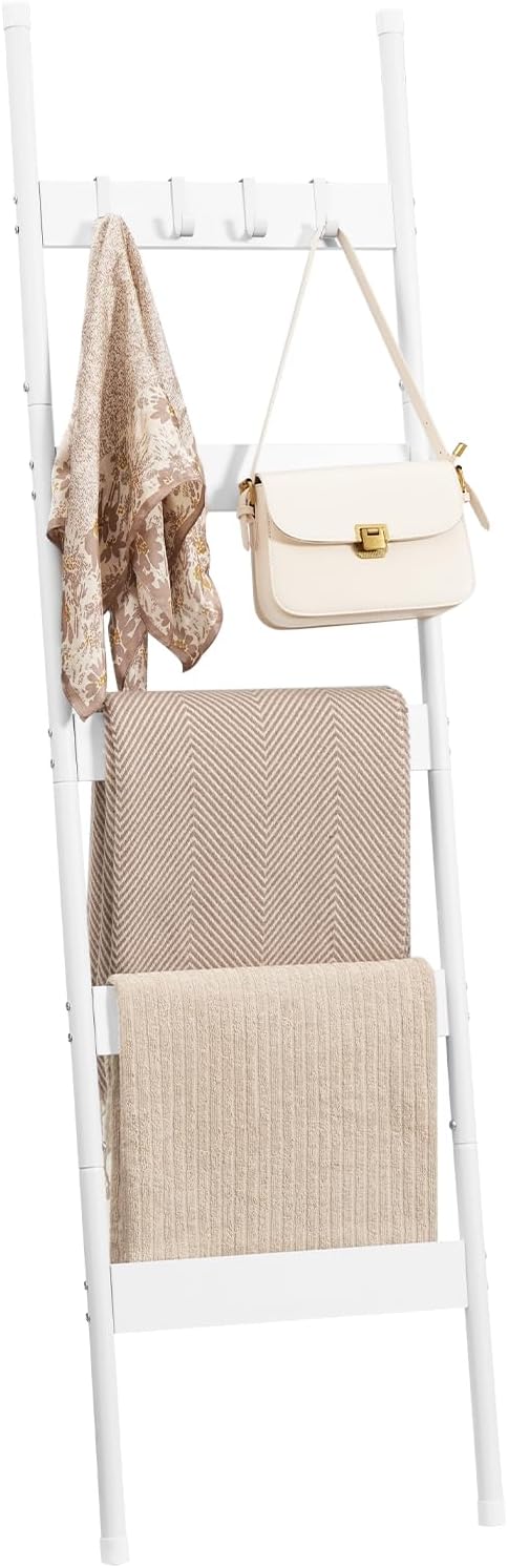 HOOBRO Blanket Ladder, 5-Tier Towel Rack - Image 9