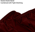 Super Stretch Ottoman Cover- Soft Form Fit Ottoman Cover Rectangular Ottoman - Image 6