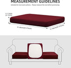 14PCS Patio Cushion Covers, Patio Furniture Couch Seat Slipcovers | Washable - Image 2