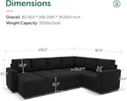 HONBAY Sectional Sleeper Couch - Image 2