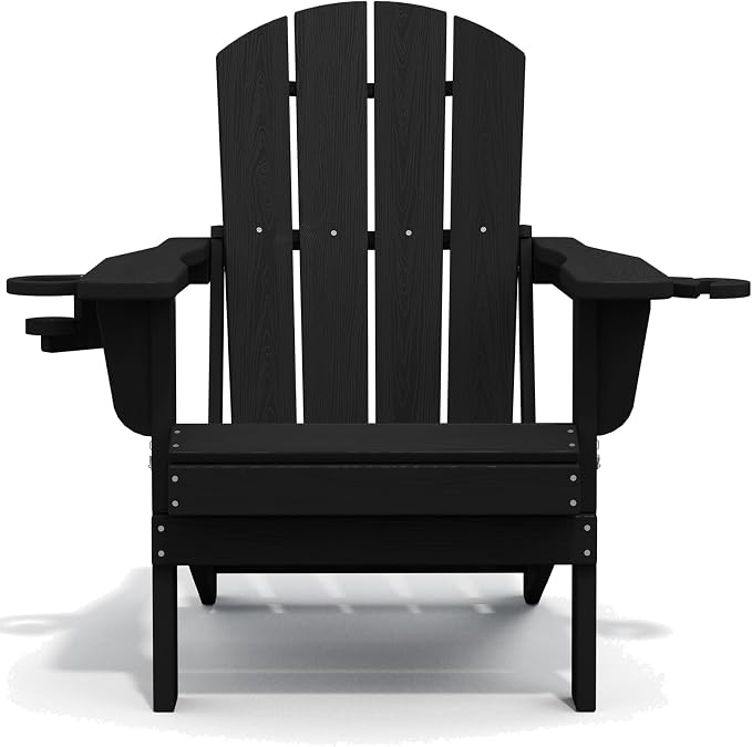 SERWALL HDPE Folding Adirondack Chair - Image 10