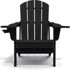 SERWALL HDPE Folding Adirondack Chair - Image 10