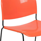Flash Furniture HERCULES Series 5 Pack 880 lb. Capacity Orange Ultra-Compact - Image 7