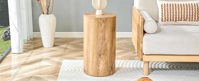 21.6''H Boho Cylinder Side Table - Image 9