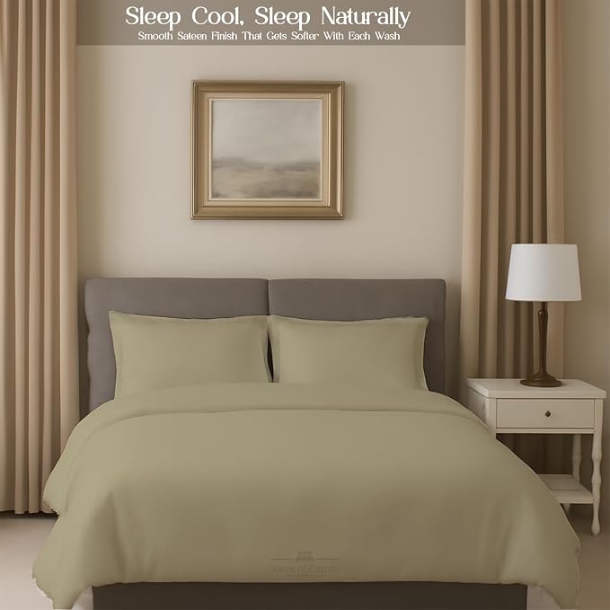Sleeper Sofa Bed Sheet, 100% Cotton 400 Thread Count, 4 Piece Set, Deep Pocket - Image 6