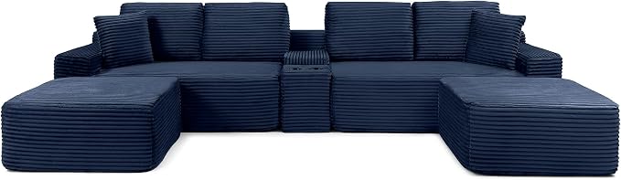 125" Oversized Sectional Couches - Image 8