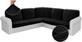 Arfntevss Sectional Couch Covers Slipcovers L Shape Couch Cushion Covers Fitted by Arfntevss