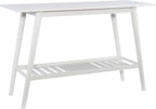 Linon Melissa White Mid Century Console Table by Linon