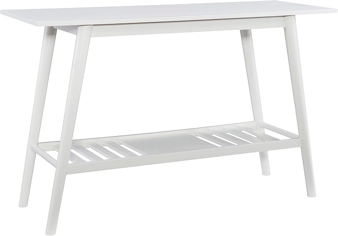 Linon Melissa White Mid Century Console Table by Linon