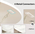 IBF Round Marble Dining Table, Dinner Tables - Image 5
