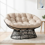 Bme Double Papasan Chair, 600lbs Capacity, Ergonomic Design, Soft Thick Cushion - Image 4