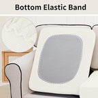 Easy-Going Stretch 3 Pieces Couch Cushion Cover - Image 4