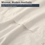 Cottington Lane Sleeper Sofa Sheets Full Size, 4 Piece Premium Quality 100% - Image 7