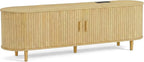 65" Mid Century Modern TV Stand, Wood TV Consoles - Image 8