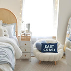 Coastal Throw Pillow Cover 12x20, Trendy Retro Dorm - Image 5