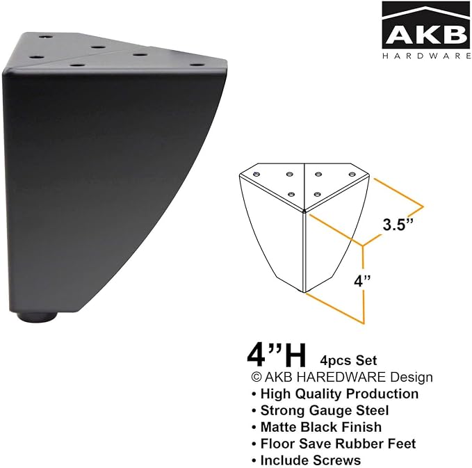 Set of 4 Classic Style Sofa Cabinet Tables - Image 2