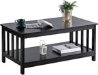ChooChoo Mission Coffee Table, 40 Black - Image 8