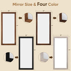 Full Length Mirror, Oversized Stand Up Mirrors Large Wall Mirrors, Wall Mounted - Image 6