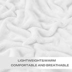 Christmas White Fleece Plush Throw Blanket 50"x60"for Couch Sofa Fuzzy Cozy | - Image 4