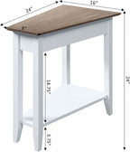 Convenience Concepts American Heritage Wedge End Table 24" - Image 3