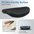 Office Chair Ergonomic Desk Chair, Computer PU Leather Home Office Chair - Image 4