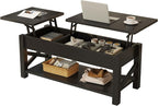Rolanstar Coffee Table 47.2", 2 Way Lift Top Farmhouse Center Table by Rolanstar