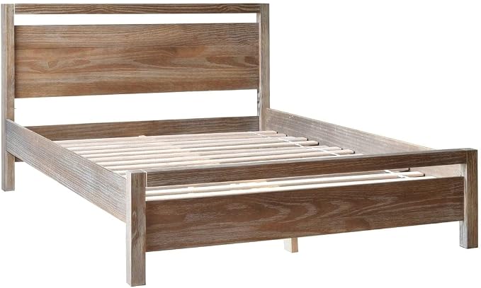 Grain Wood Furniture Loft Queen Size Solid Wood Bed - Image 5