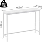 VASMIA Console Table, Entryway Table, Narrow Sofa Table, Living Room - Image 3