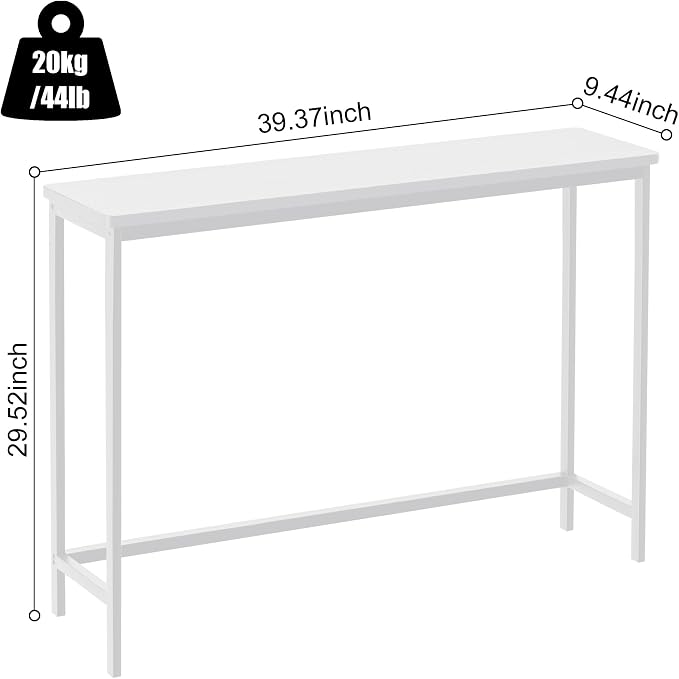 VASMIA Console Table, Entryway Table, Narrow Sofa Table, Living Room - Image 3
