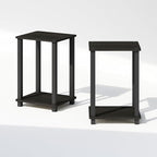 Furinno Simplistic Night Stand Set of 2, 2-Tier Small Nightstand - Image 6