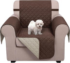 U-NICE HOME Reversible Recliner Chair Covers, Coffee/Beige | 23''Armchair Cover by U-NICEHOME