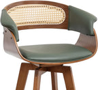 Set of 4 Rattan Swivel Bar Stools - Image 9
