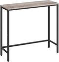 HOOBRO Narrow Console Table, 29.5" Small Entryway Table, Thin Sofa Table by HOOBRO