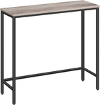 HOOBRO Narrow Console Table, 29.5" Small Entryway Table, Thin Sofa Table by HOOBRO
