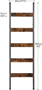 HOOBRO Blanket Ladder, 5-Tier Towel Rack - Image 3