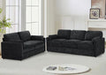 Chenille Upholstered Sofa Set by LESOFAIR