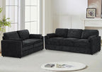 Chenille Upholstered Sofa Set by LESOFAIR