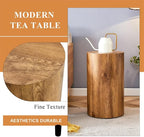 Round Side Table, End Table Living Room Table, Sofa Couch Bedside Table - Image 7