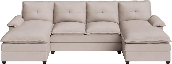110" U-Shaped Sectional Sofa - Image 6