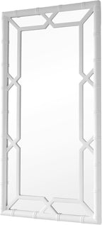 Mirror, Bamboo-Look Solid Wood Frame, Full Length - Image 2