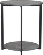 Household Essentials Jamestown Round Side End Table - Image 11