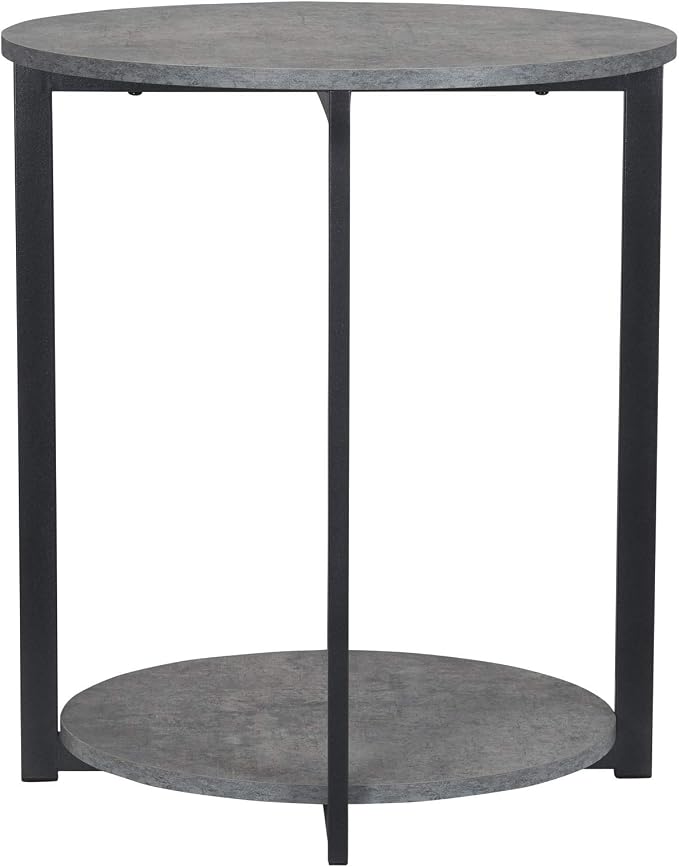 Household Essentials Jamestown Round Side End Table - Image 11