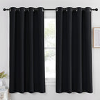 NICETOWN Black Out Curtains 63 inch Long by NICETOWN