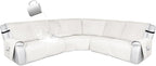 HDCAXKJ 100% Waterproof Reclining Sectional Couch Covers L Shape Recliner Sofa by HDCAXKJ