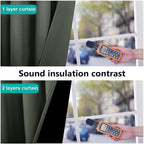 NICETOWN Full Shading Curtains for Windows, Super Heavy-Duty Black Lined - Image 3