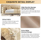 97.7" Convertible Queen Sleeper Sofa - Image 7