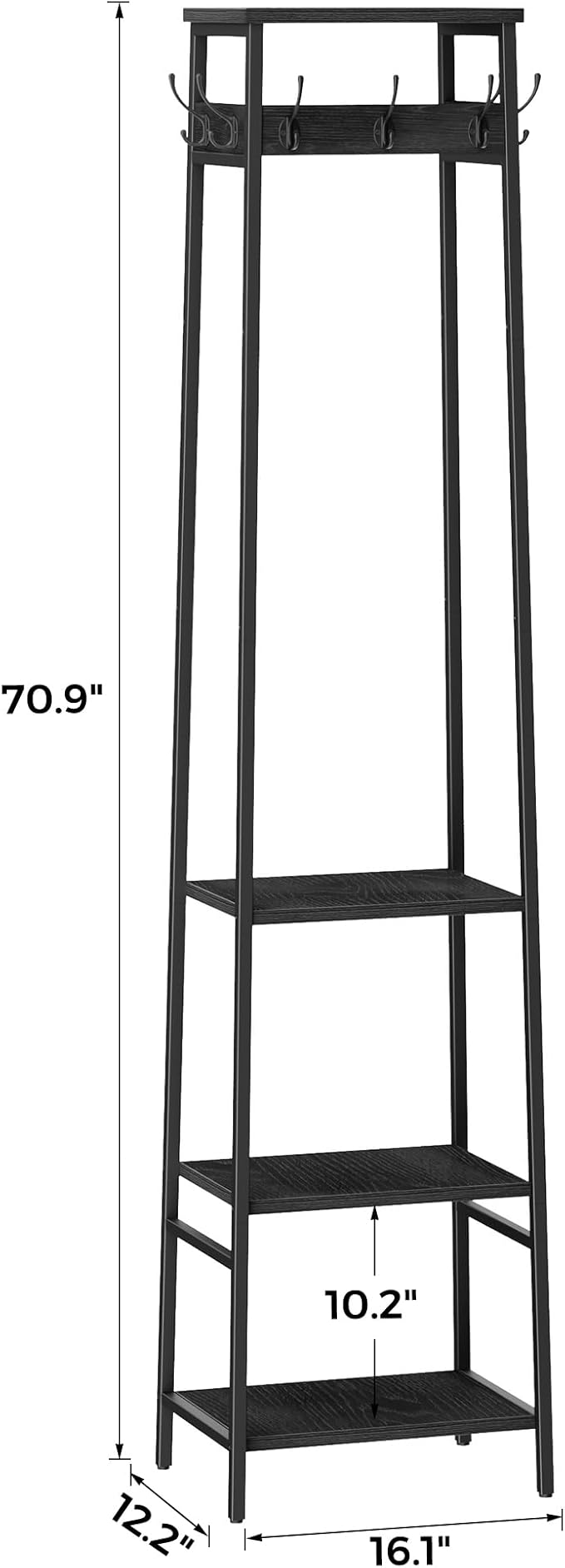Coat Rack Freestanding, Coat Stand - Image 4