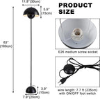 COSYLUX Modern Floor Lamp for Living Room, Industrial Tall Standing Lamp for - Image 6