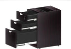 Boss Office Products Belarus Executive U-Shape Curved Bow Desk - Image 7